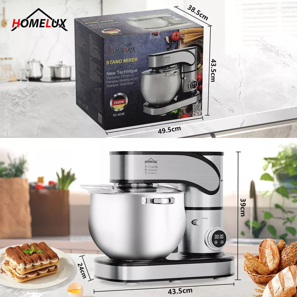 Homelux Knetmaschine mit Touchscreen zur präzisen Steuerung