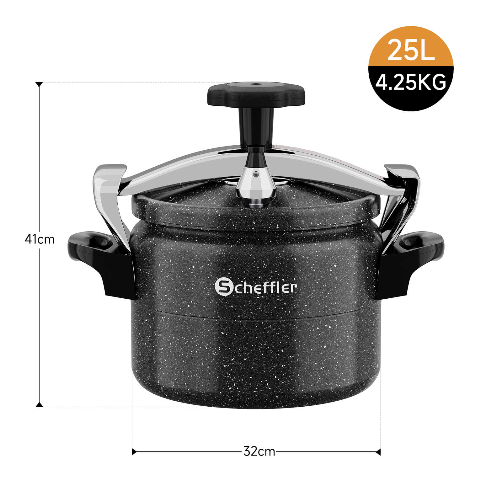 Hochdruckkochtopf für energieeffizientes Kochen