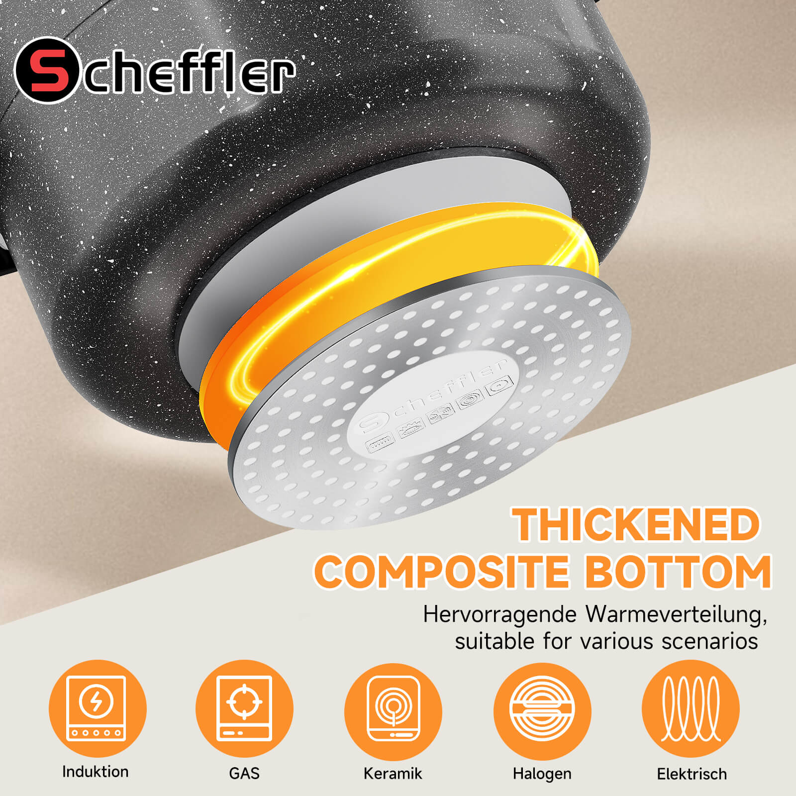 Schnellkochtopf 3L für Singles und Paare