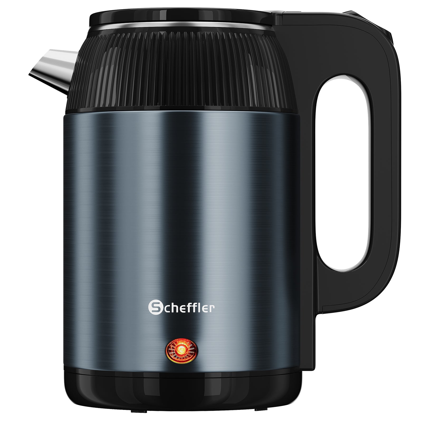 Wasserkocher 2,2L Kabellos 1500W BPA-frei, Schnellkochend, Retro Design Blau/Roségold