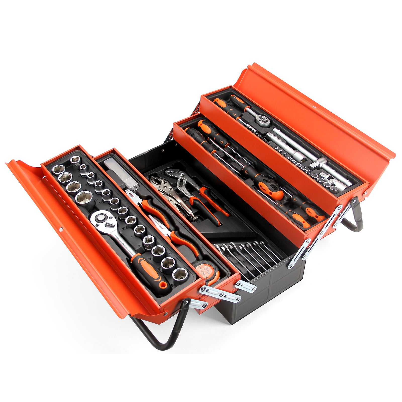 85-teiliges Profi-Werkzeugset mit Ratschen