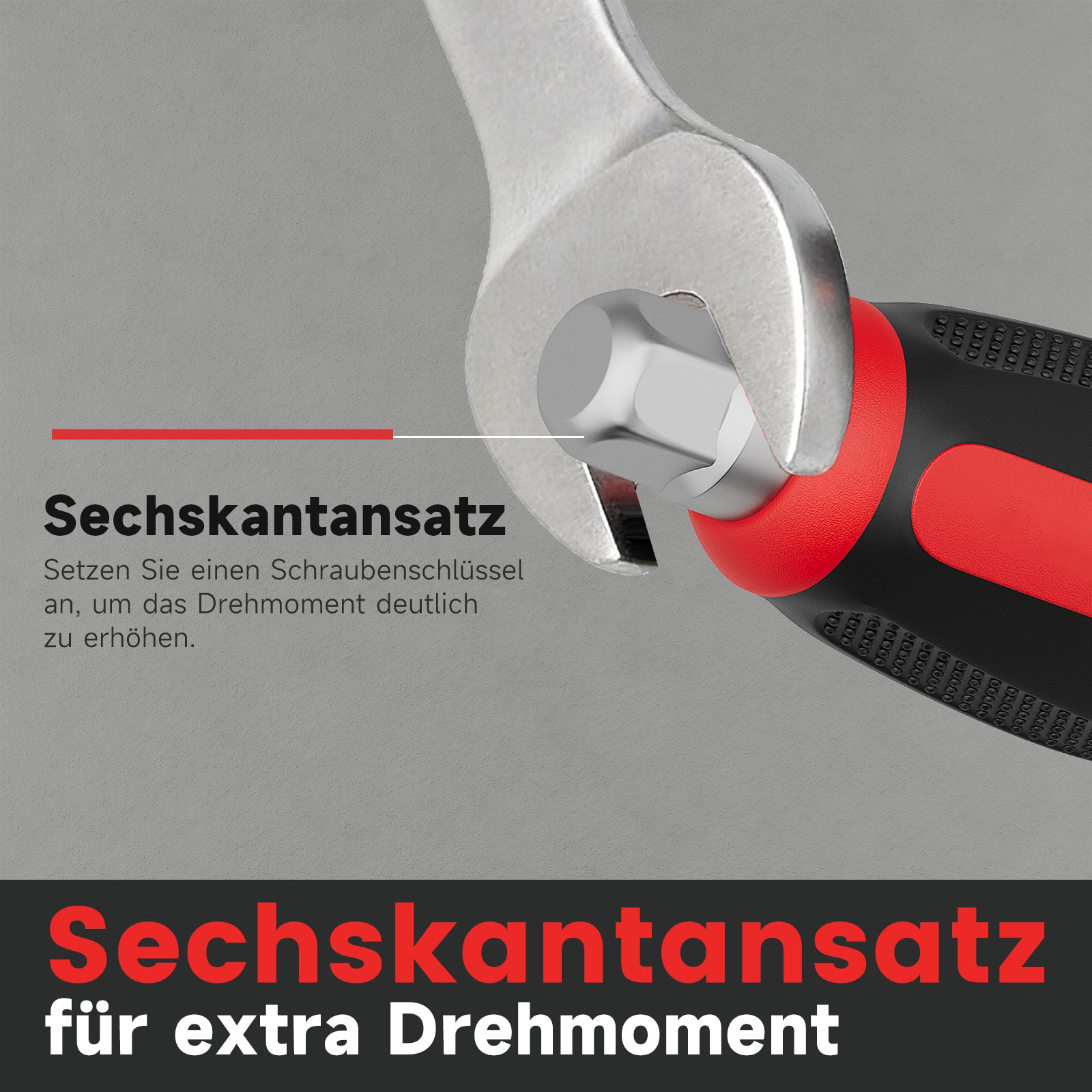 12-teiliges Profi-Schraubendreher-Set aus Chrom-Vanadium-Stahl mit Schlagkappe, Sechskantansatz und Transportkoffer