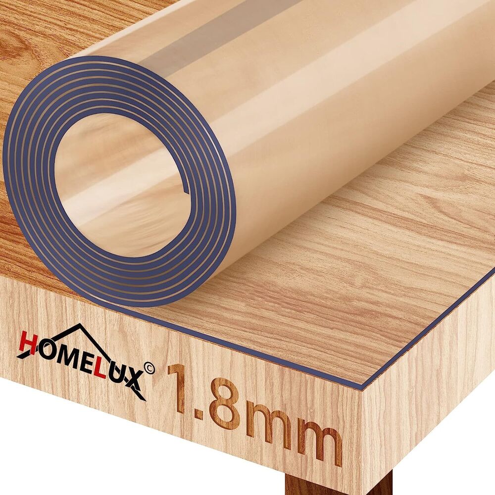 Tischfolie Tischdecke transparent Schutzfolie Tischschutz Tischmatte 1.8mm PVC