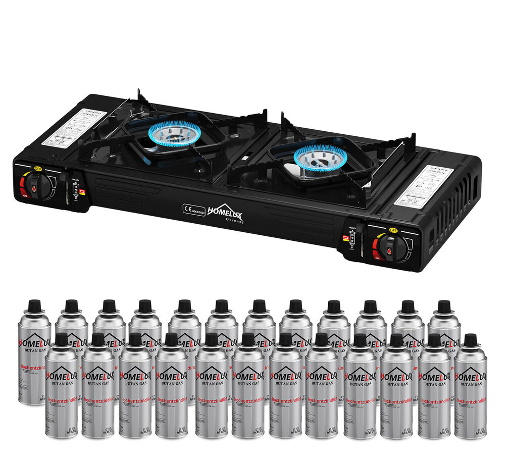 Zuverlässiger 2-Flammen-Gaskocher für jede Outdoor-Küche