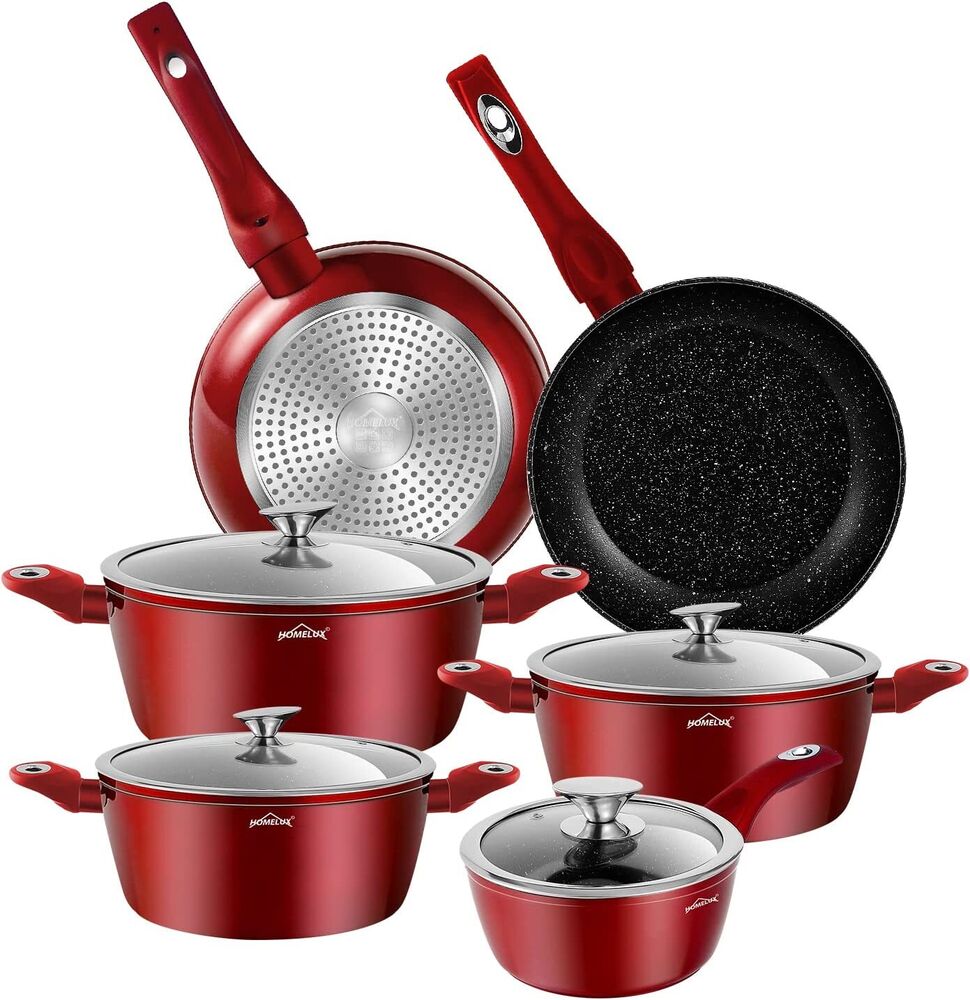 Ergonomische Cool-Touch-Griffe für komfortables Kochen ohne Hitzestress.