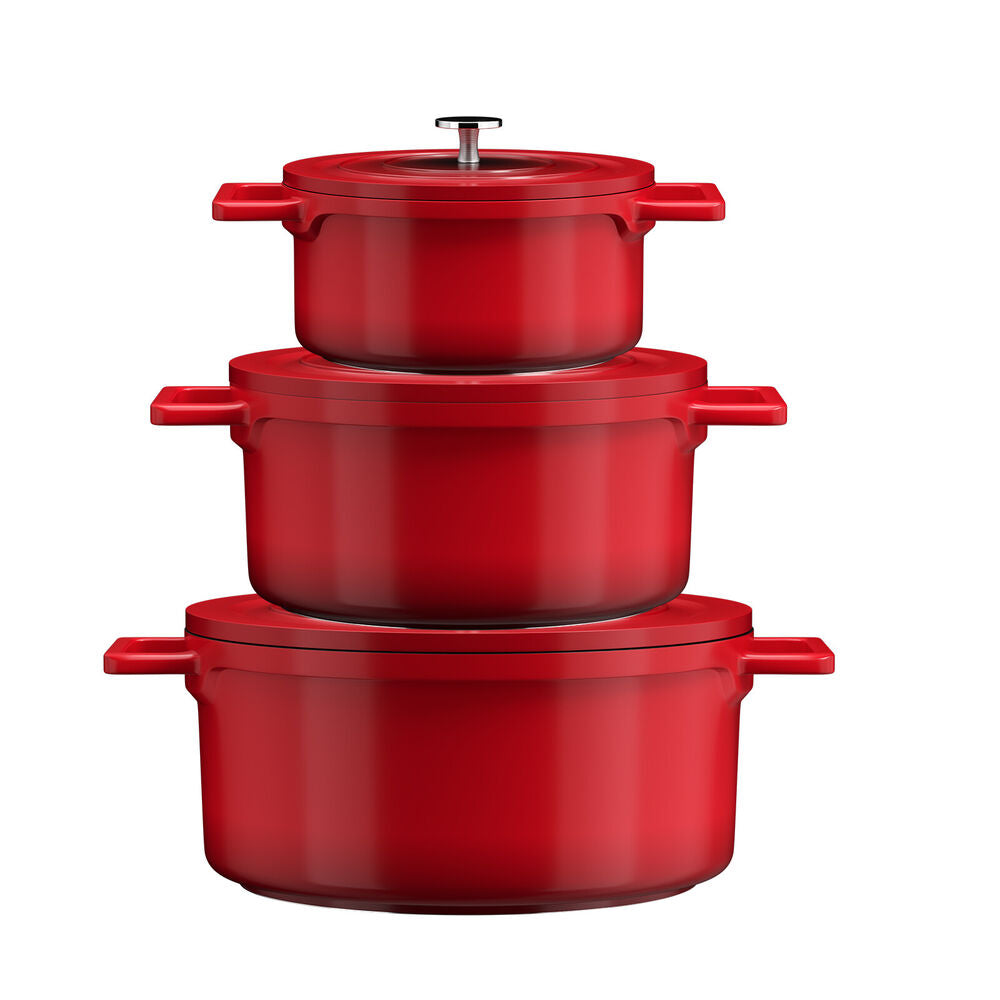 Vielseitiges Homelux Induktion Kochtopf Set für Suppen, Eintöpfe und Braten