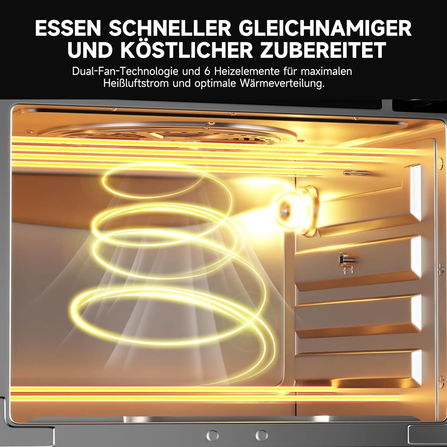 Gesundes und schnelles Kochen mit der 5,5L XXL Heißluftfritteuse von Homelux