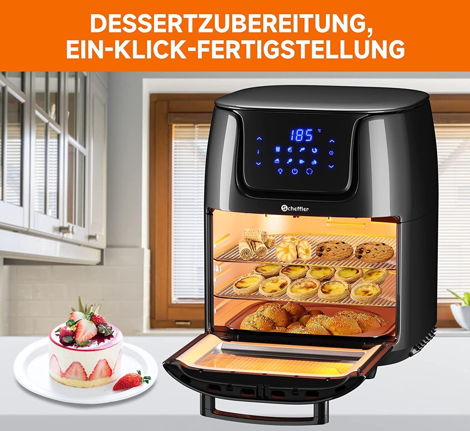 HOMELUX Airfryer - 30-Minuten-Intervalle Dörrfunktion