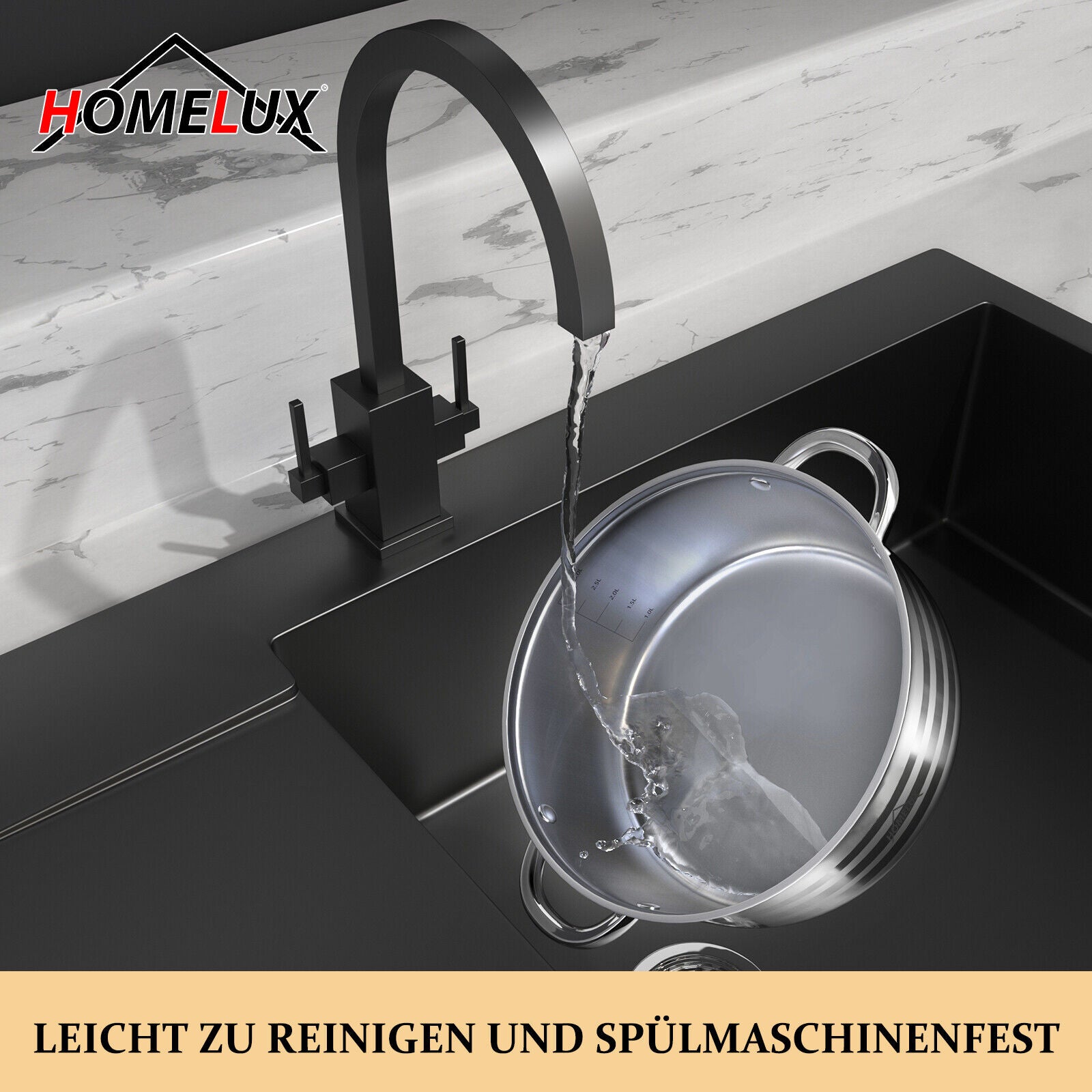Hochwertige 24cm/4,5L Homelux Töpfe mit Glasdeckel für vielseitige Kochmöglichkeiten