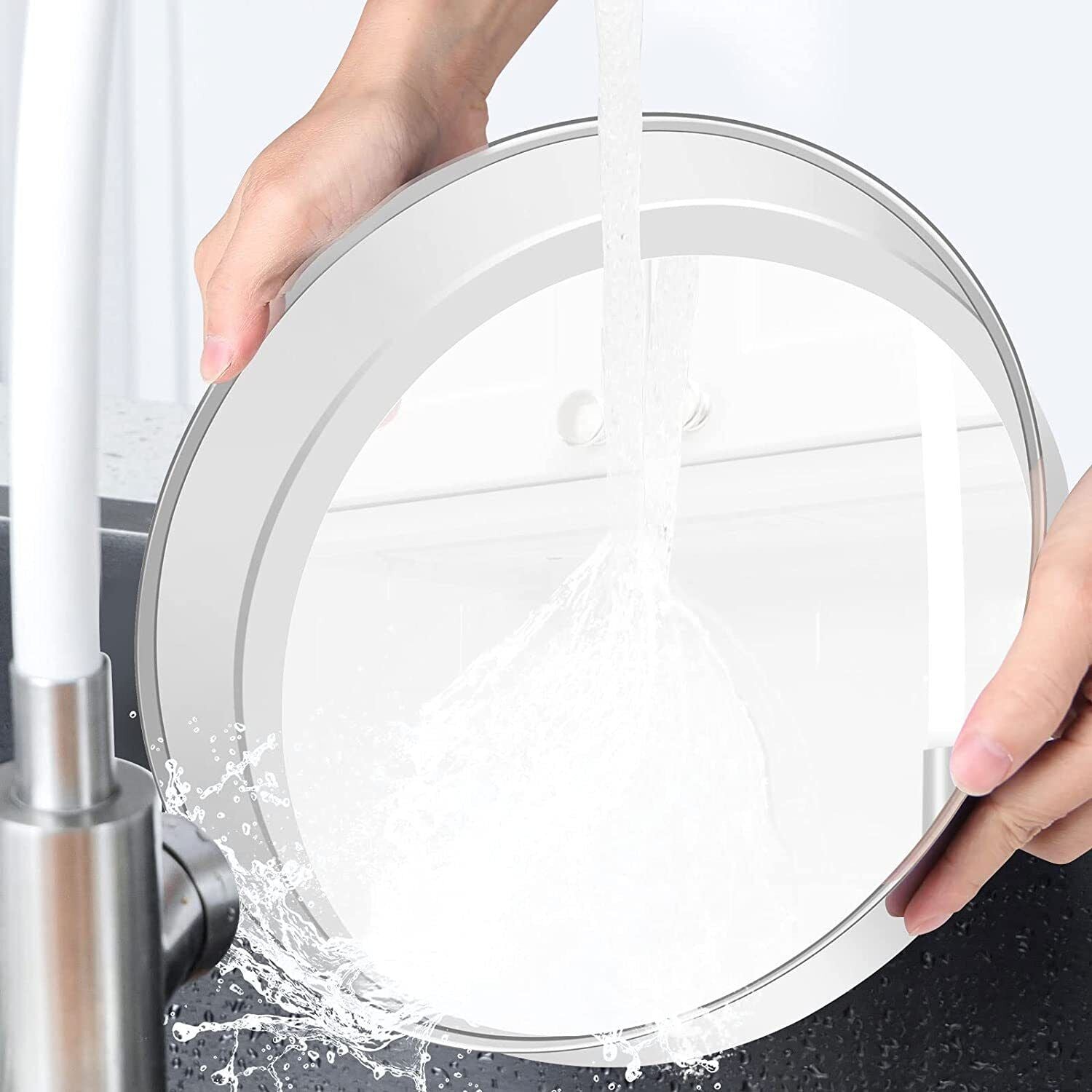 Polierte Edelstahl Backbleche mit glatten Kanten