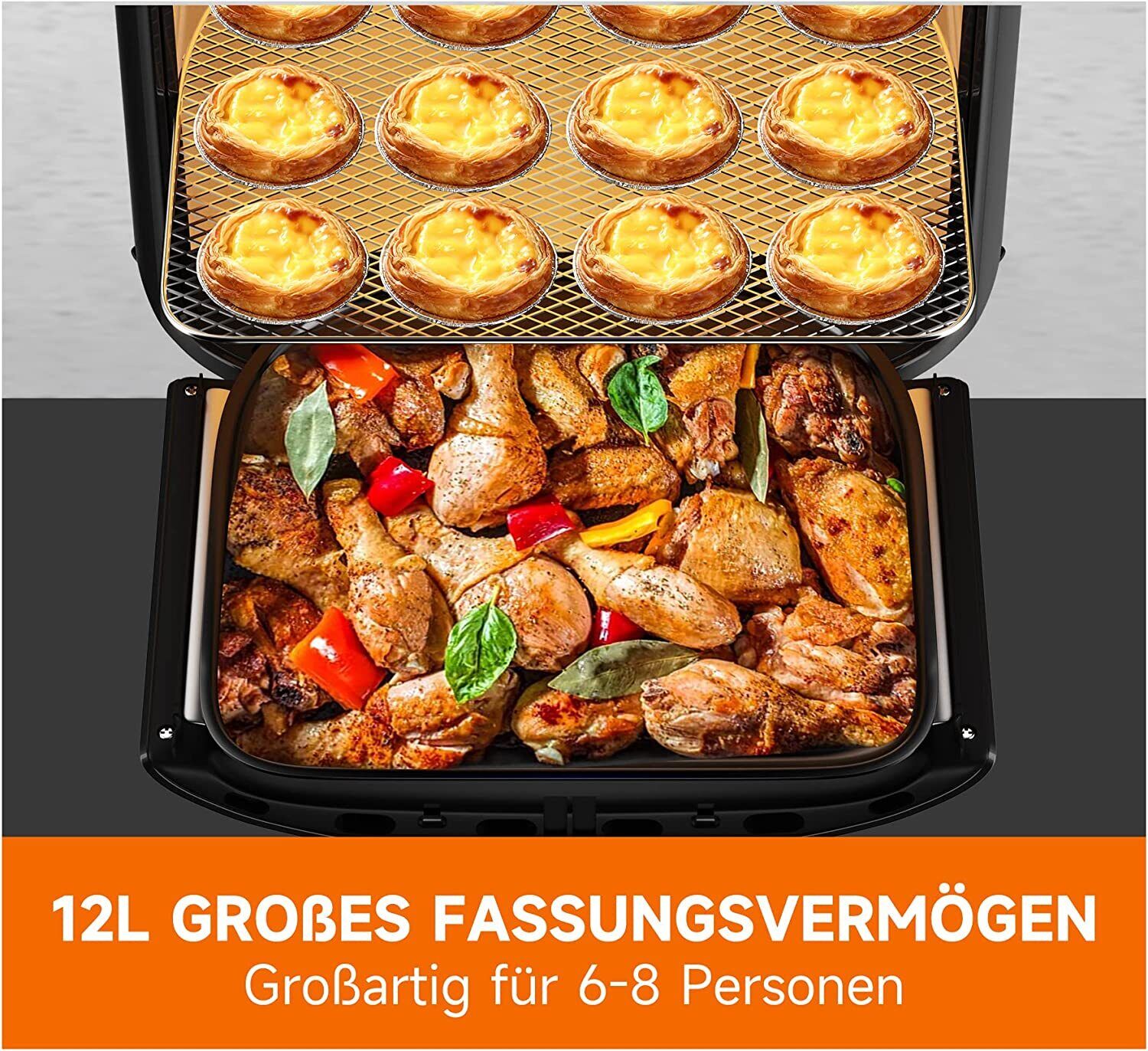 HOMELUX Airfryer - 70-200°C Temperaturbereich