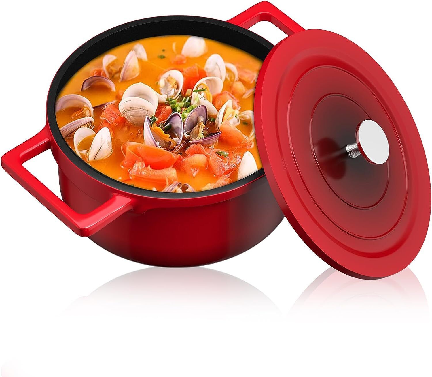 Homelux 24cm Kochtopf für alle Herdarten – Gas, Induktion und Keramik