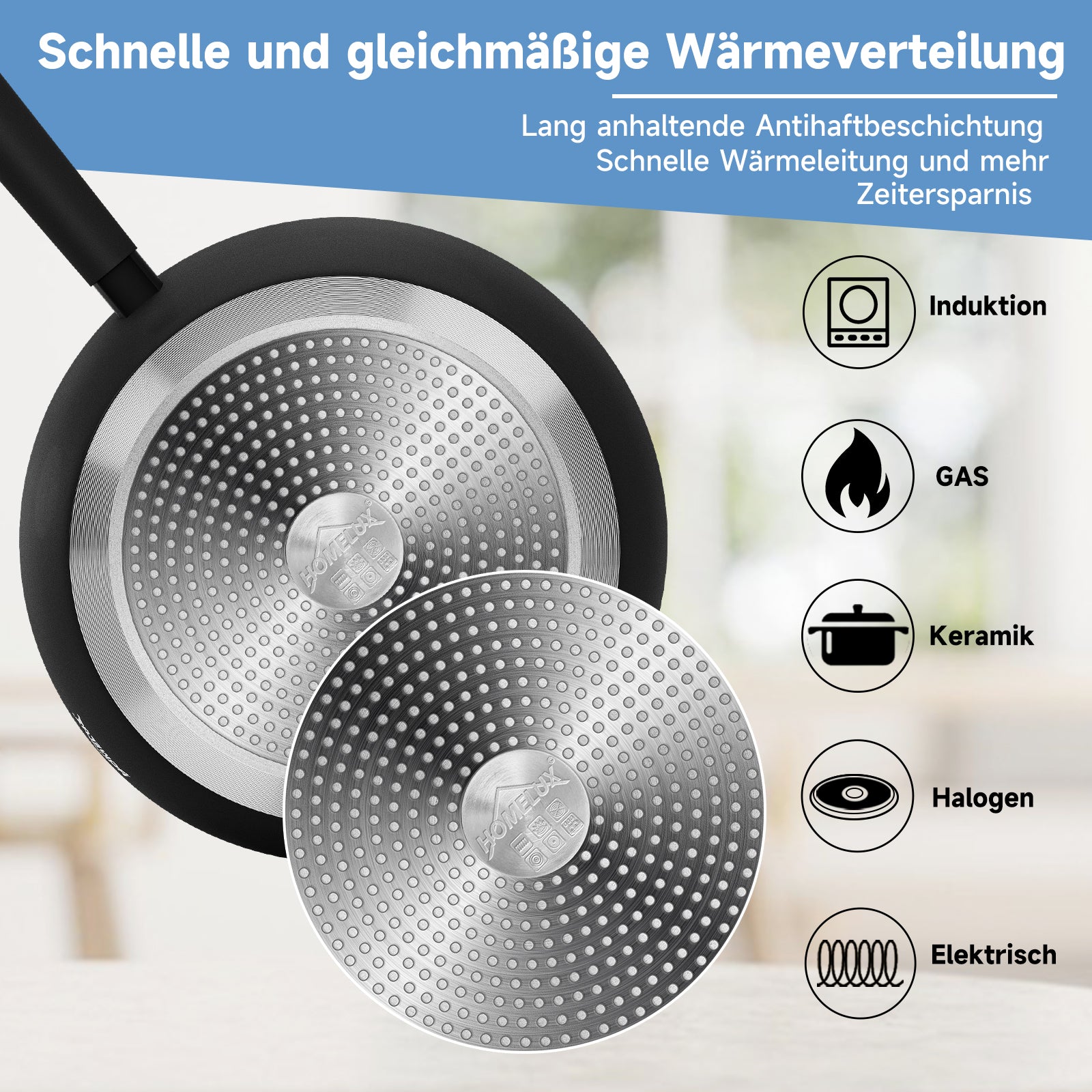 Alles in einem: Homelux Topfset für alle täglichen Kochbedürfnisse