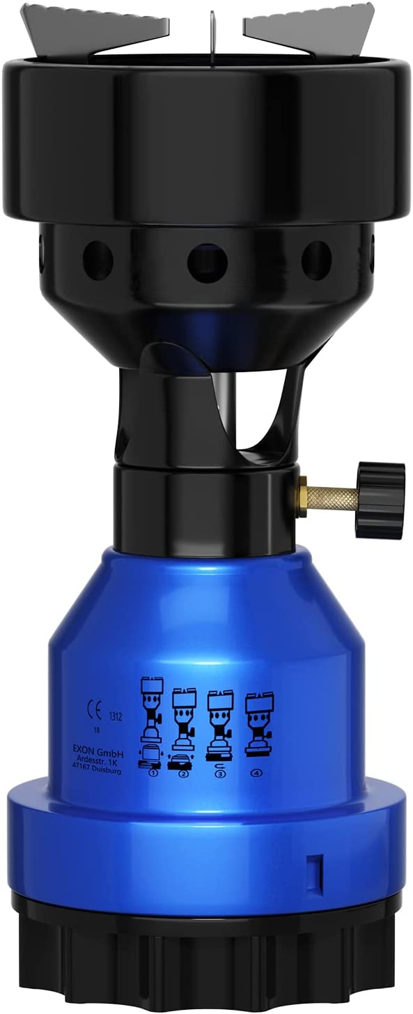 2in1 Campingkocher Gaskocher 1 Flammig Shisha Kohleanzünder für Gaskartuschen