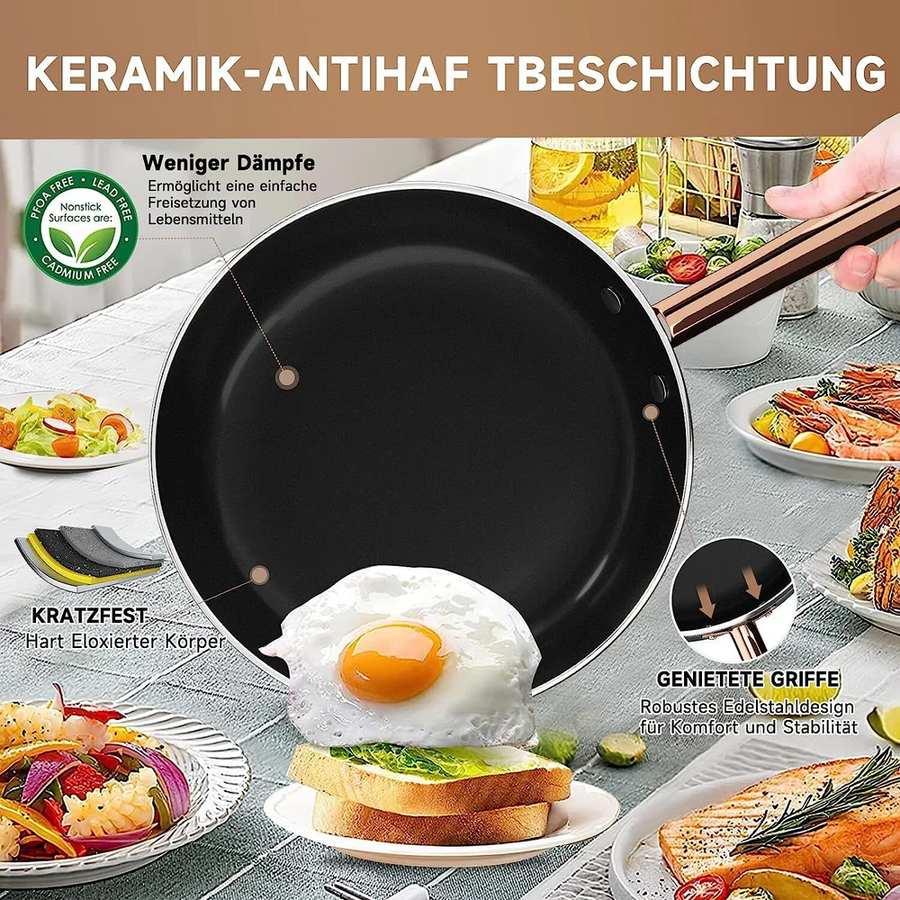 The advantages of ceramic non-stick coating in the kitchen - HOMELUX 