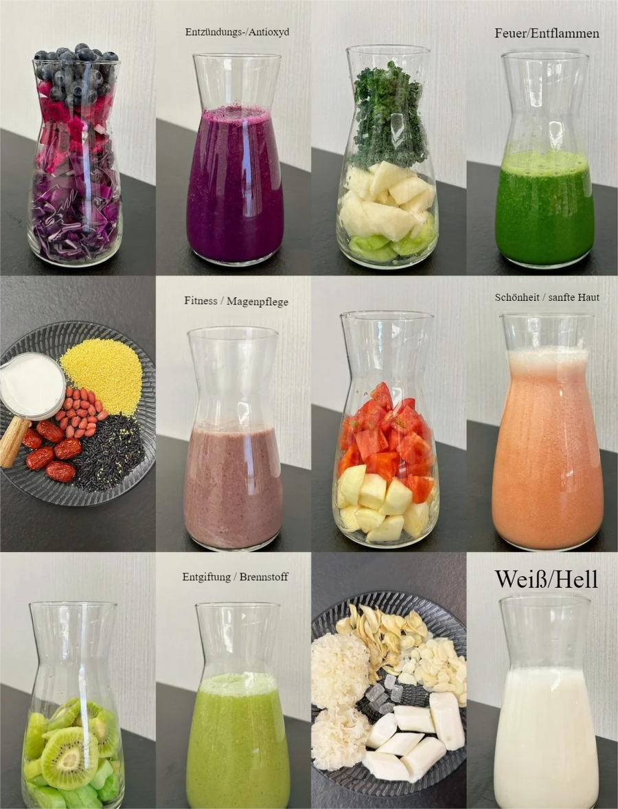 Super delicious fruit and vegetable juice: 6 healthy recipes - HOMELUX 