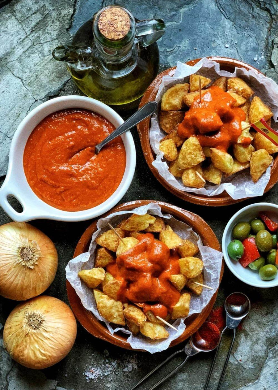 Patatas Bravas - Classic Spanish tapas dish 