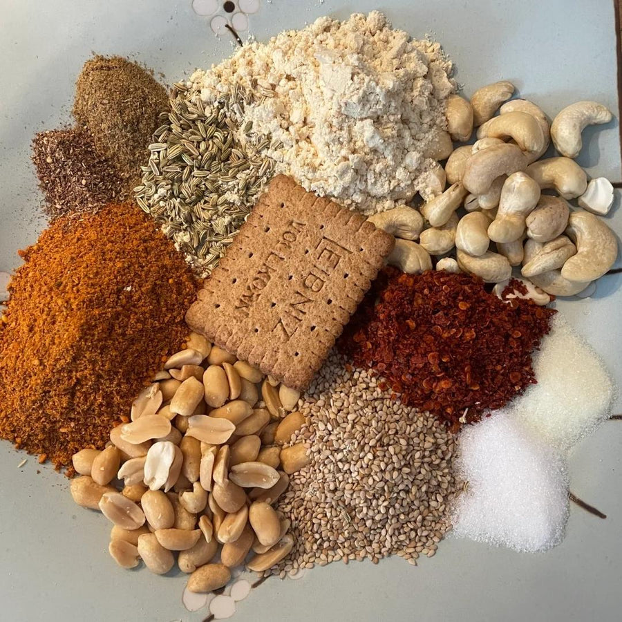 Which spices should you avoid using for searing? 