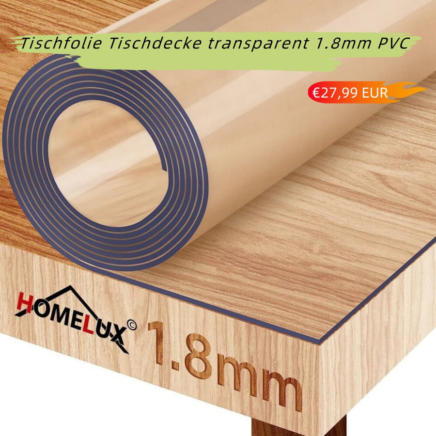 HOMELUX table foil – More than just protection for your furniture 