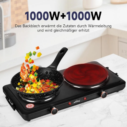 Homelux Hotplate 1500W Stovetop - Portable, reliable cooking solution for every occasion 