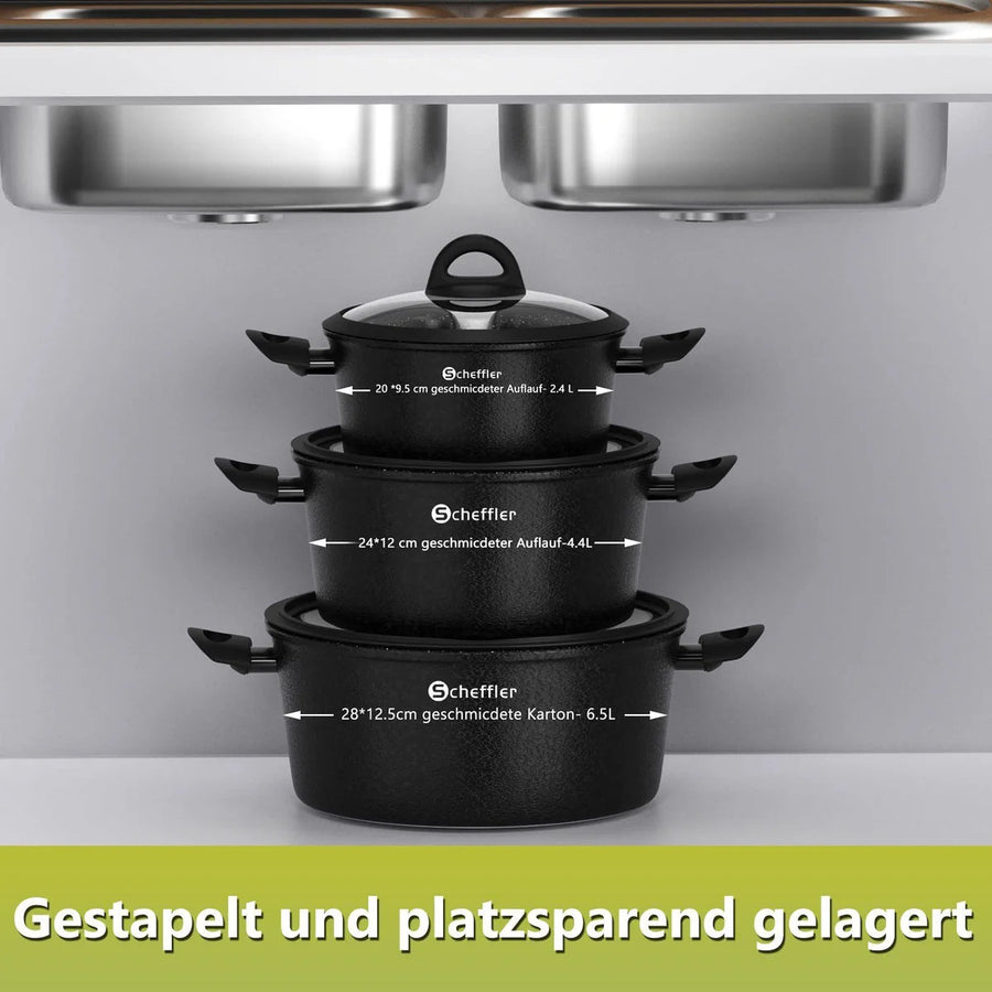 Das Ultimative Scheffler Topfset: Qualität und Vielseitigkeit für Ihre Küche.