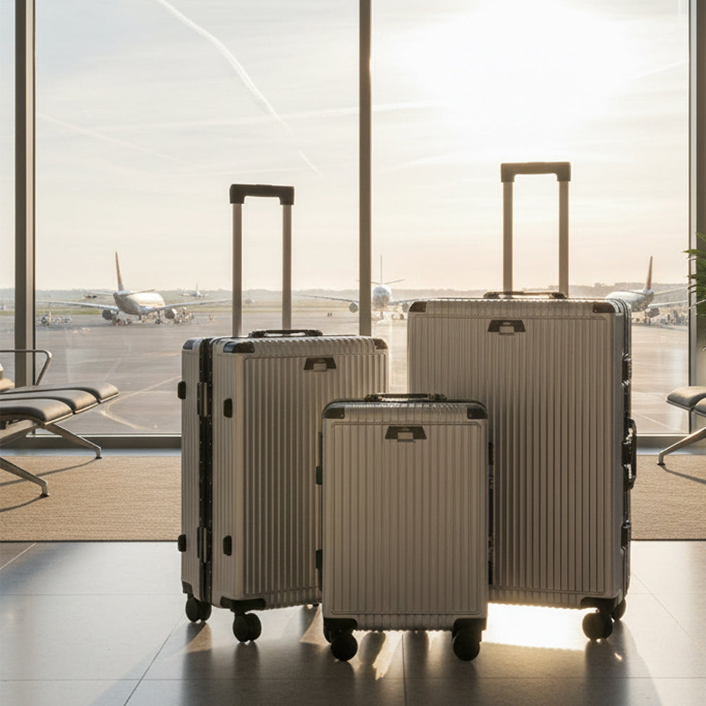 Der ideale Begleiter für stressfreie Reisen: Das HOMELUX 3-teilige Reisekoffer Set