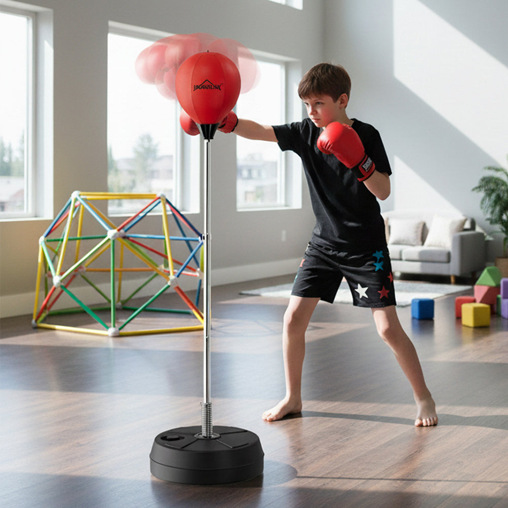Punchingball Set mit Standbox höhenverstellbar 121-145cm