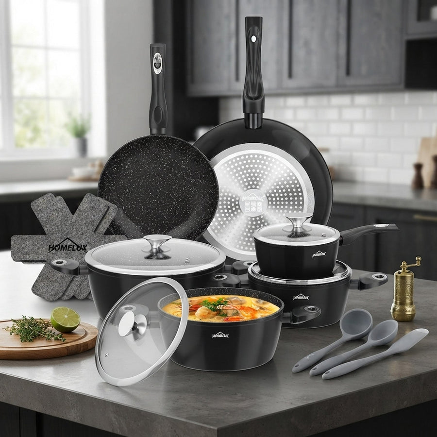 HOMELUX 15-teiliges Topfset Induktion
