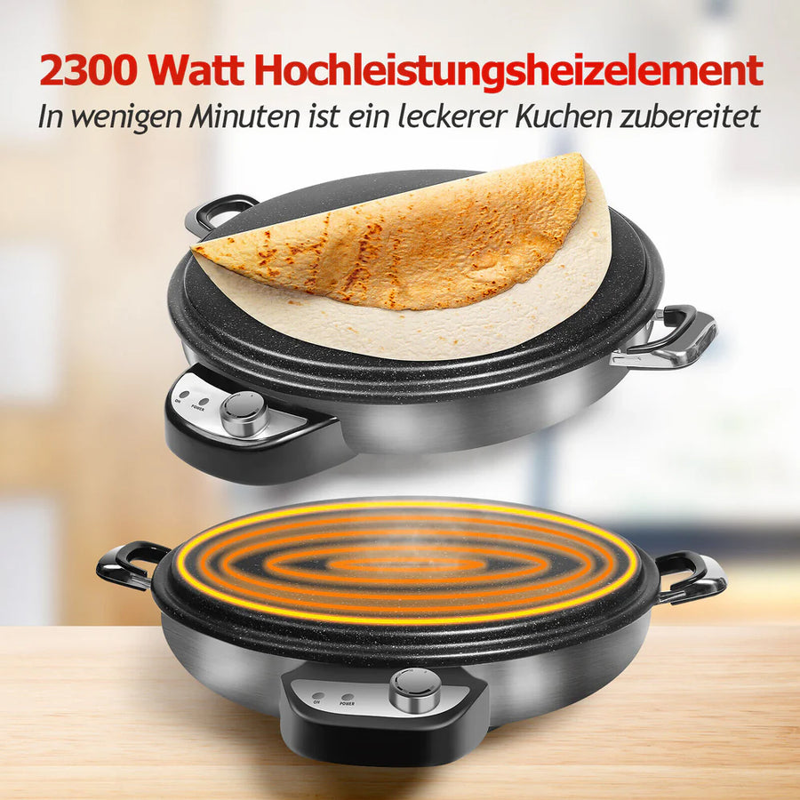 How do I clean the flatbread baker without damaging the non-stick coating? 