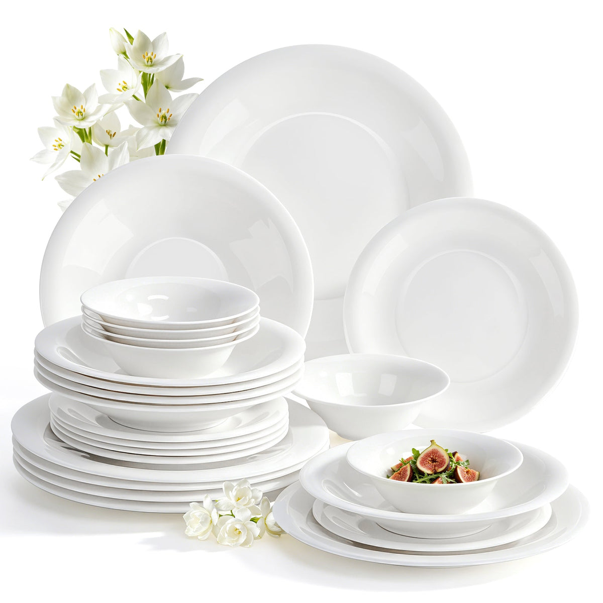 Welches 24-teilige Keramik-Tafelservice eignet sich wirklich für den täglichen Gebrauch und festliche Anlässe?