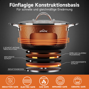 Küchenregal mit vollständigem 6-teiligem HOMELUX-Set