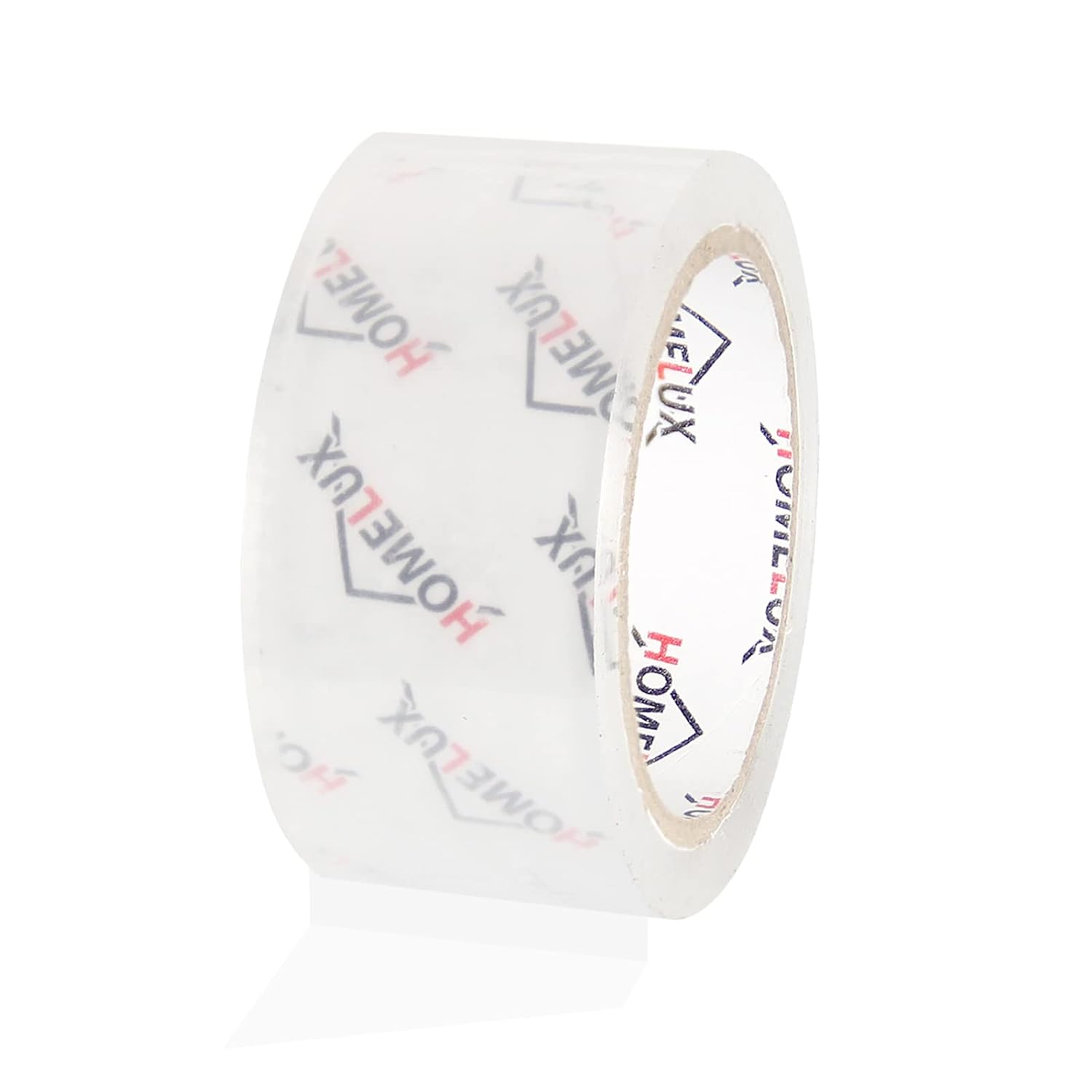 HOMELUX Transparent Parcel Tape Low Noise, 66m long, 50mm wide, ideal for parcel shipping &amp; shipping boxes 