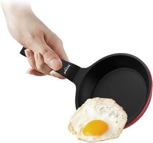 HOMELUX small pan 14cm frying pan induction, non stick pan – mini frying pan - induction pan - crepe pan 