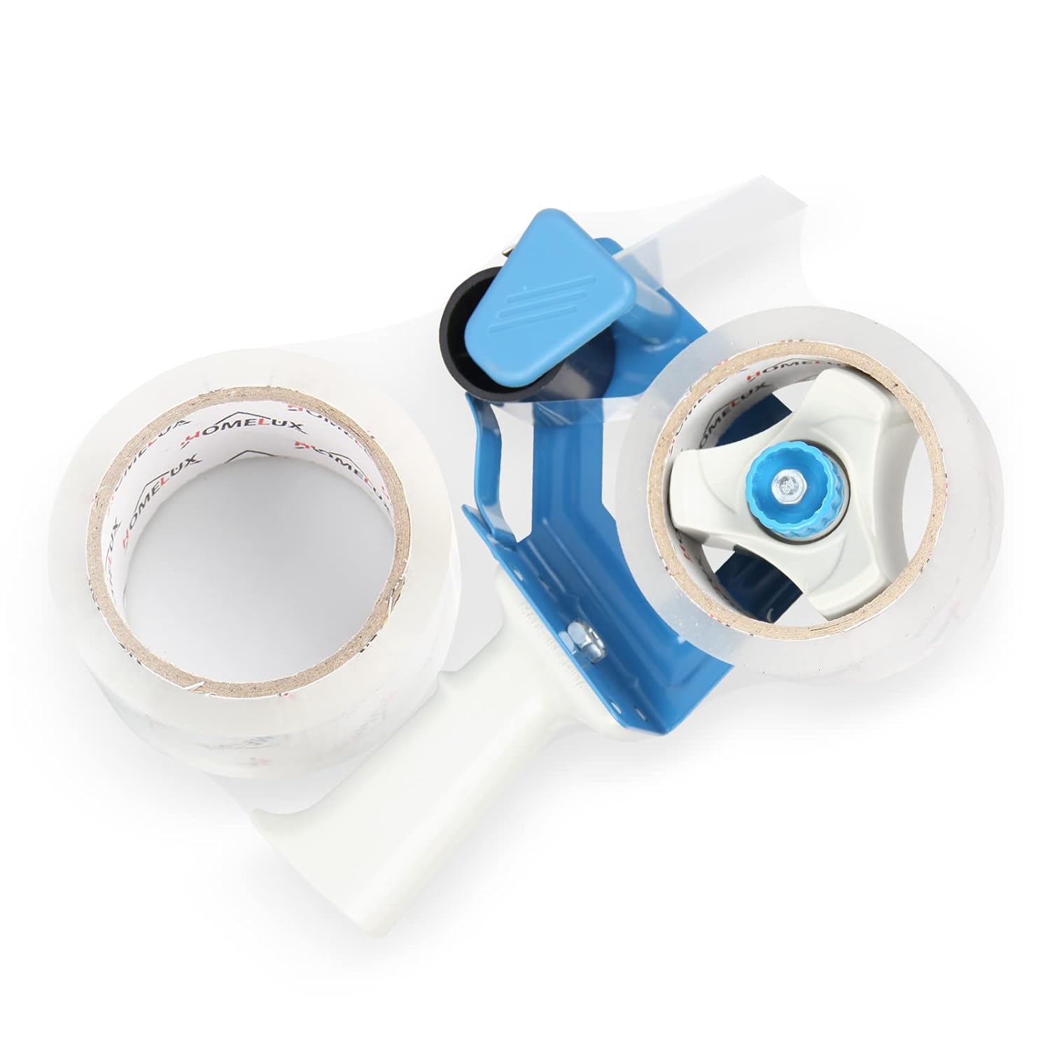 HOMELUX Transparent Parcel Tape Low Noise, 66m long, 50mm wide, ideal for parcel shipping &amp; shipping boxes 