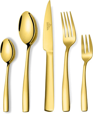 72-piece cutlery set made of shiny 18/10 stainless steel for 12 people. Dishwasher safe &amp; durable. Perfect for every occasion 
