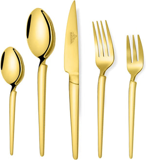72-piece cutlery set made of shiny 18/10 stainless steel for 12 people. Dishwasher safe &amp; durable. Perfect for every occasion 