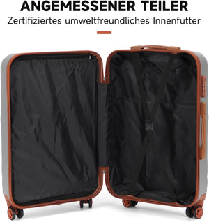 Reisekofferset aus ABS-Hartschale von HOMELUX, perfekt für Reisen