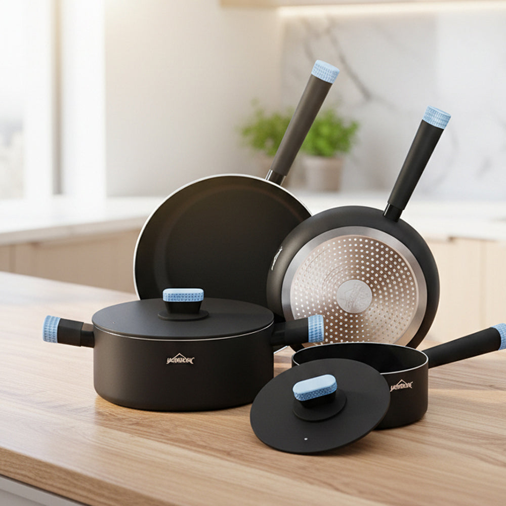Topfset Homelux Topfset induktion Kochtopf Set 6-teilig Pfannenset mit – homelux-shop