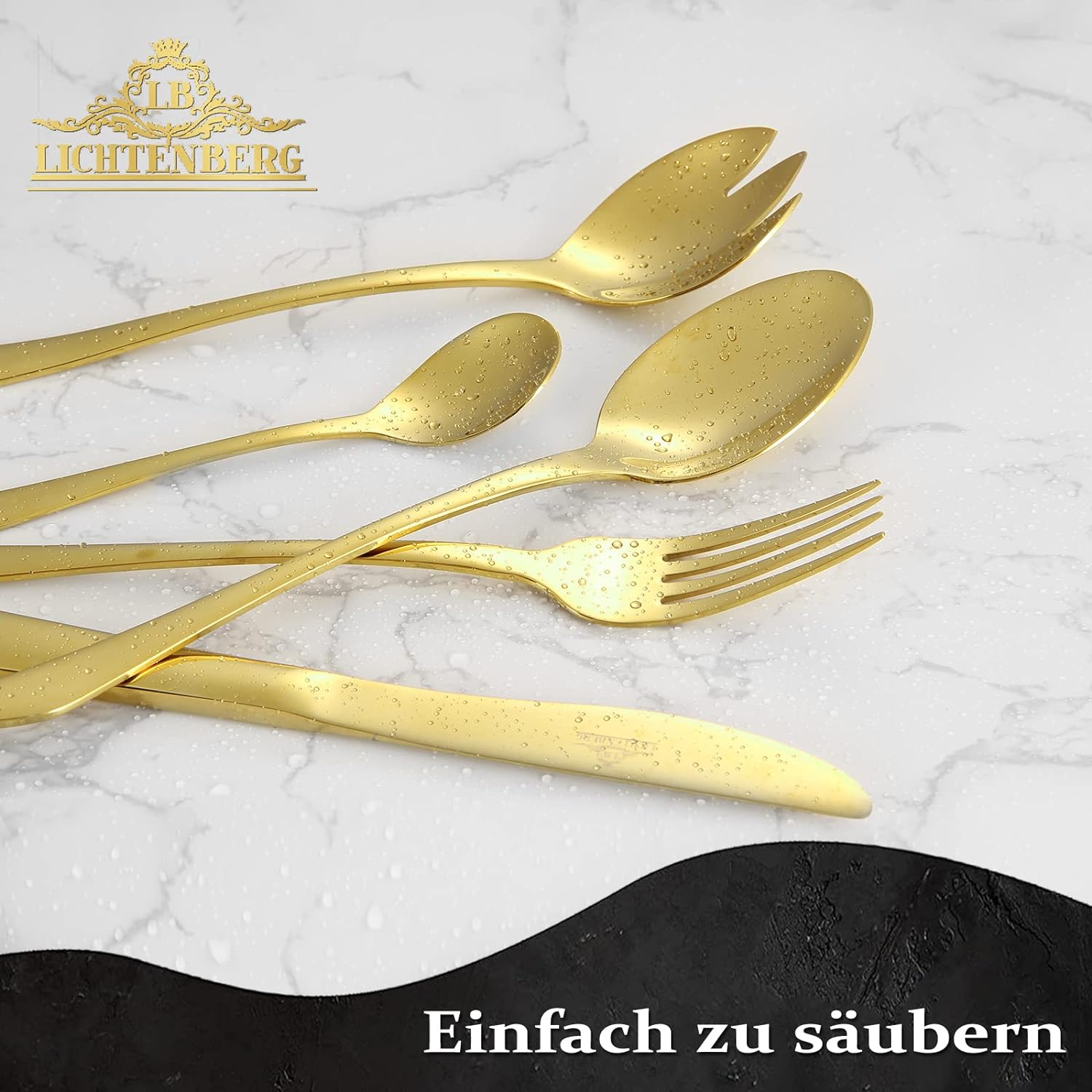 72-piece cutlery set made of shiny 18/10 stainless steel for 12 people. Dishwasher safe &amp; durable. Perfect for every occasion 
