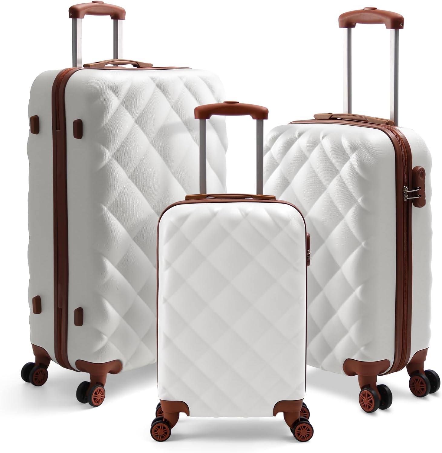 ABS-Reisekoffer Set HOMELUX für Familienreisen und Urlaube