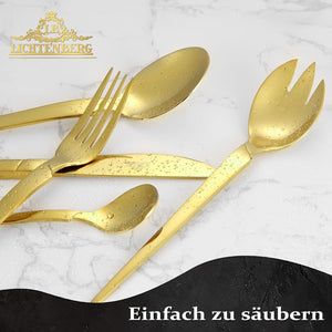 72-piece cutlery set made of shiny 18/10 stainless steel for 12 people. Dishwasher safe &amp; durable. Perfect for every occasion 