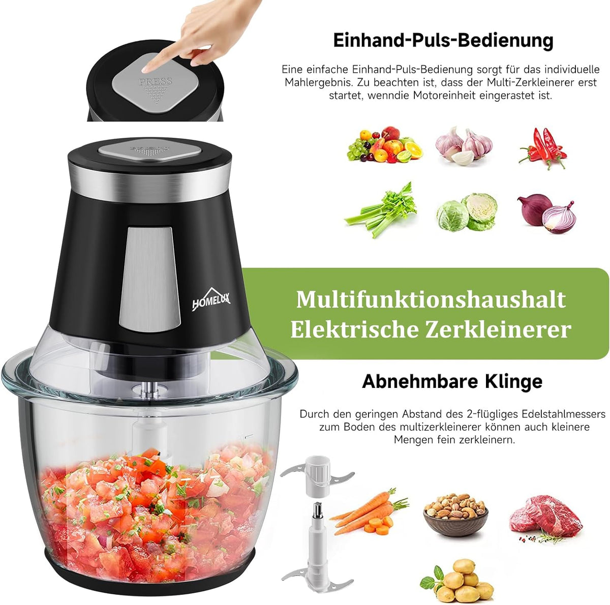 HOMELUX Induktionspfanne für energiesparende Wärmespeicherung und optimale Kochergebnisse