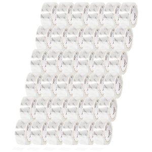 HOMELUX Transparent Parcel Tape Low Noise, 66m long, 50mm wide, ideal for parcel shipping &amp; shipping boxes 