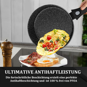 Langlebige Homelux Bratpfanne mit 5-lagiger Struktur für effiziente Wärmeverteilung