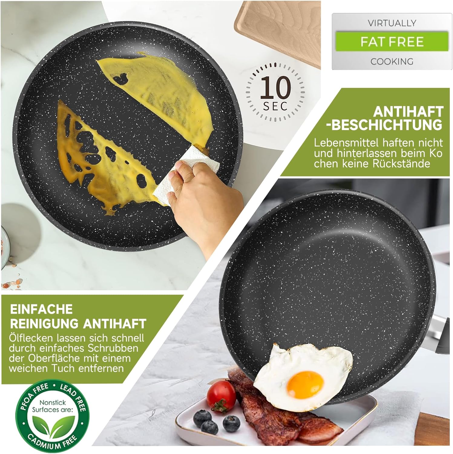 Pot set, HOMELUX pot set induction 7 pieces, induction pots set, cooking pot set, suitable for induction 