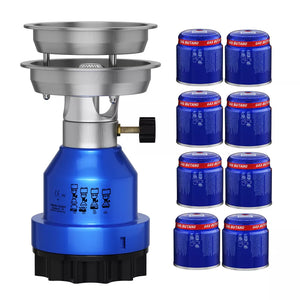 HOMELUX AD650/1 gas cooker with gas cartridges, camping cooker, camping gas cooker, 1-burner gas cooker for outdoor, leisure, hiking, picnic camping