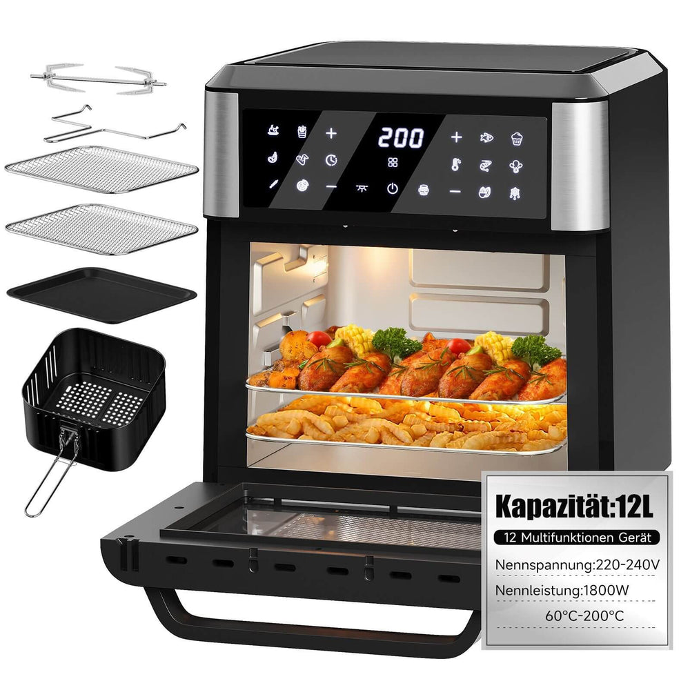 Wie man tiefgefrorenen Leberkäse in der Heißluftfritteuse perfekt zube