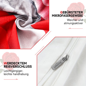Mikrofaser-Bettwäsche in 220x240 für Komfort und Pflegeleichtigkeit, bügelleicht und langlebig