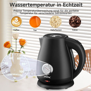 Wasserkocher mit großer Öffnung und einfacher Reinigung