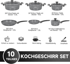 16 cm Stieltopf mit Deckel – perfekt für Saucen und kleine Gerichte